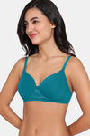 Zivame Padded Non Wired 3/4th Covarage Backless Bra - Exotic Plume — thumbnail 3
